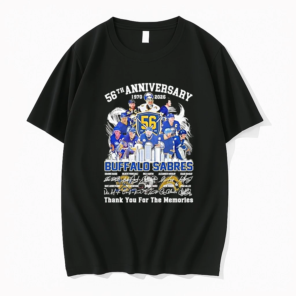 56th Anniversary 1970 2026 Buffalo Sabres Dominik Hasek And Legends Signatures Shirts