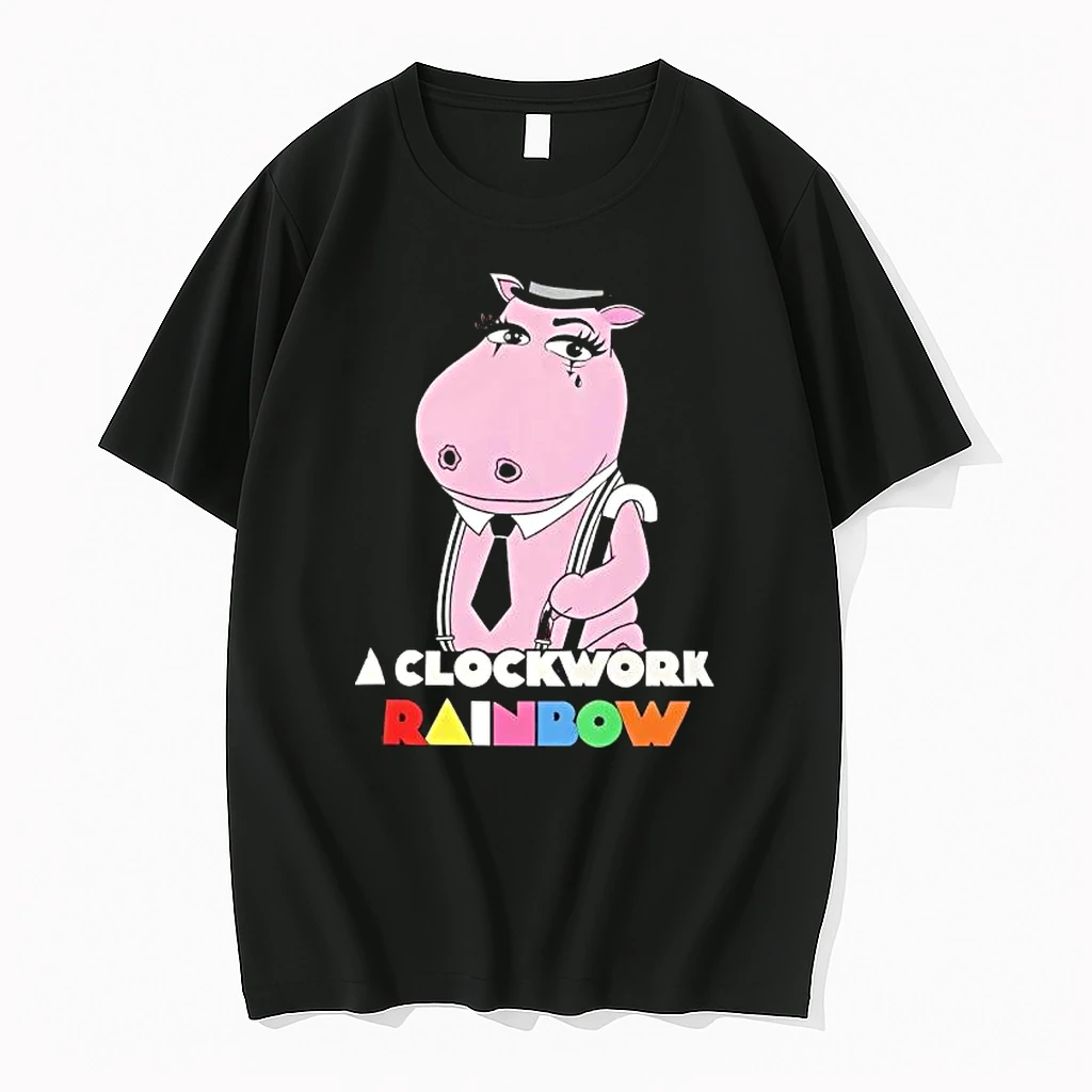 A Clockwork Rainbow Hippo Movie Mashup Shirts