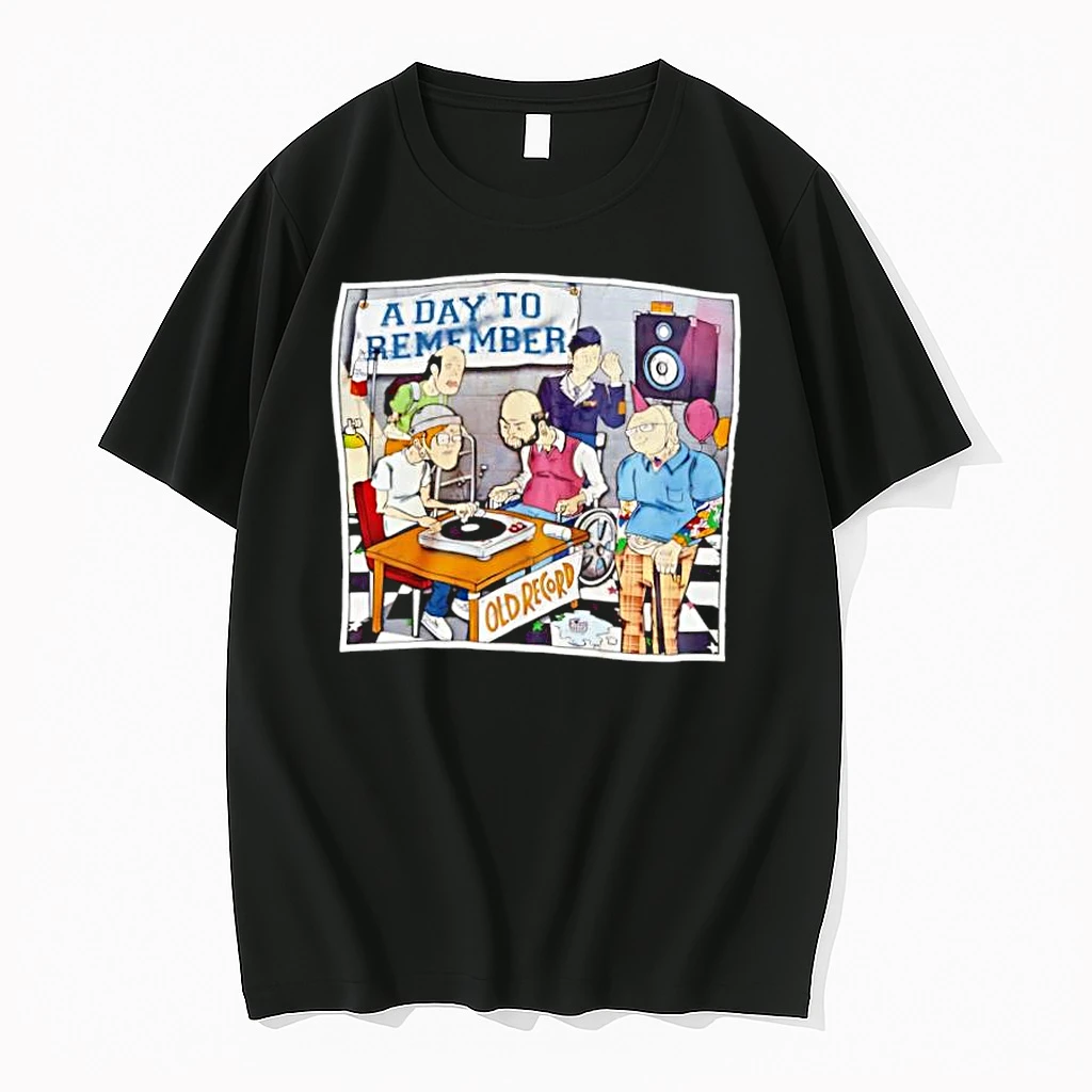 A Day To Remember Old Record Band Cartoon Shirts