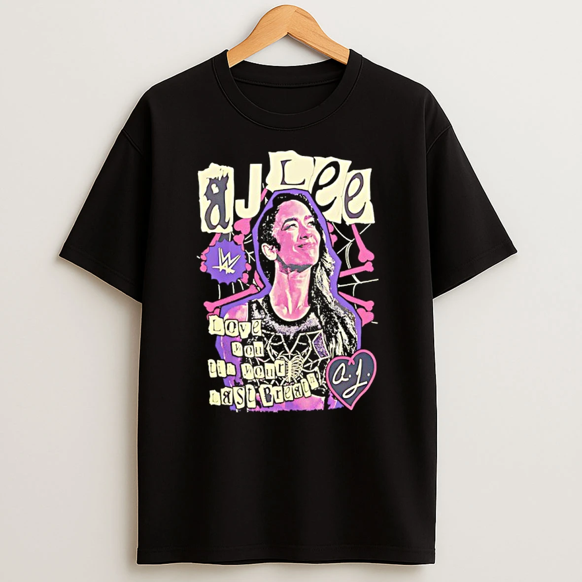 Aj Lee Wwe Love You Till Your Last Breath Vintage Shirts
