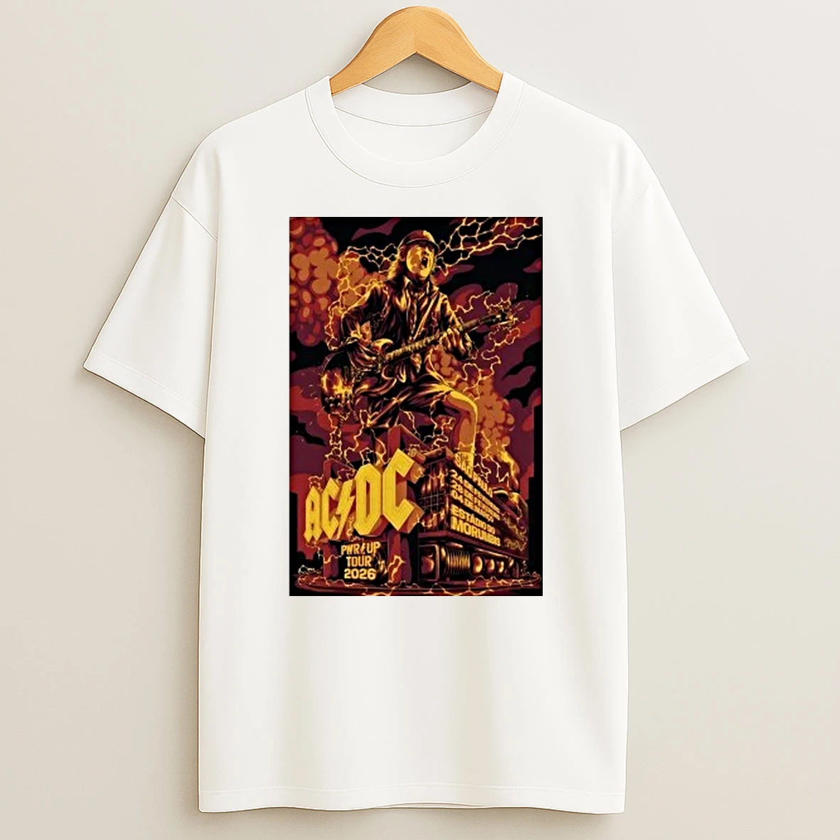 Ac Dc Morumbis Sao Paulo Brazil Feb 28 2026 Shirts