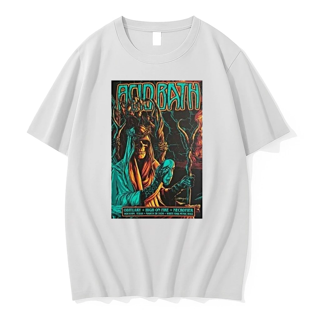 Acid Bath March 28 2026 Houston Tx White Oak Music Hall Shirts