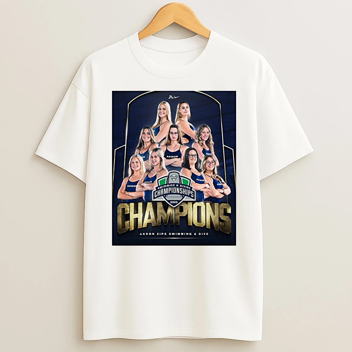 Akron Zips Swimming Diving Championships 2026 Shirts