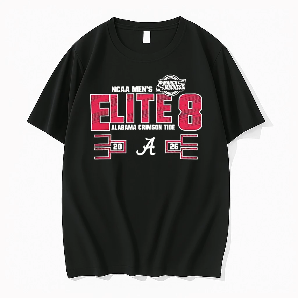Alabama Crimson Tide 2026 Elite Eight Ncaa Mens Basketball Tee Shirts