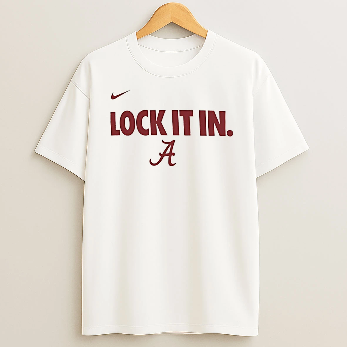 Alabama Crimson Tide Lock It In 2026 On Court Bench Shirts