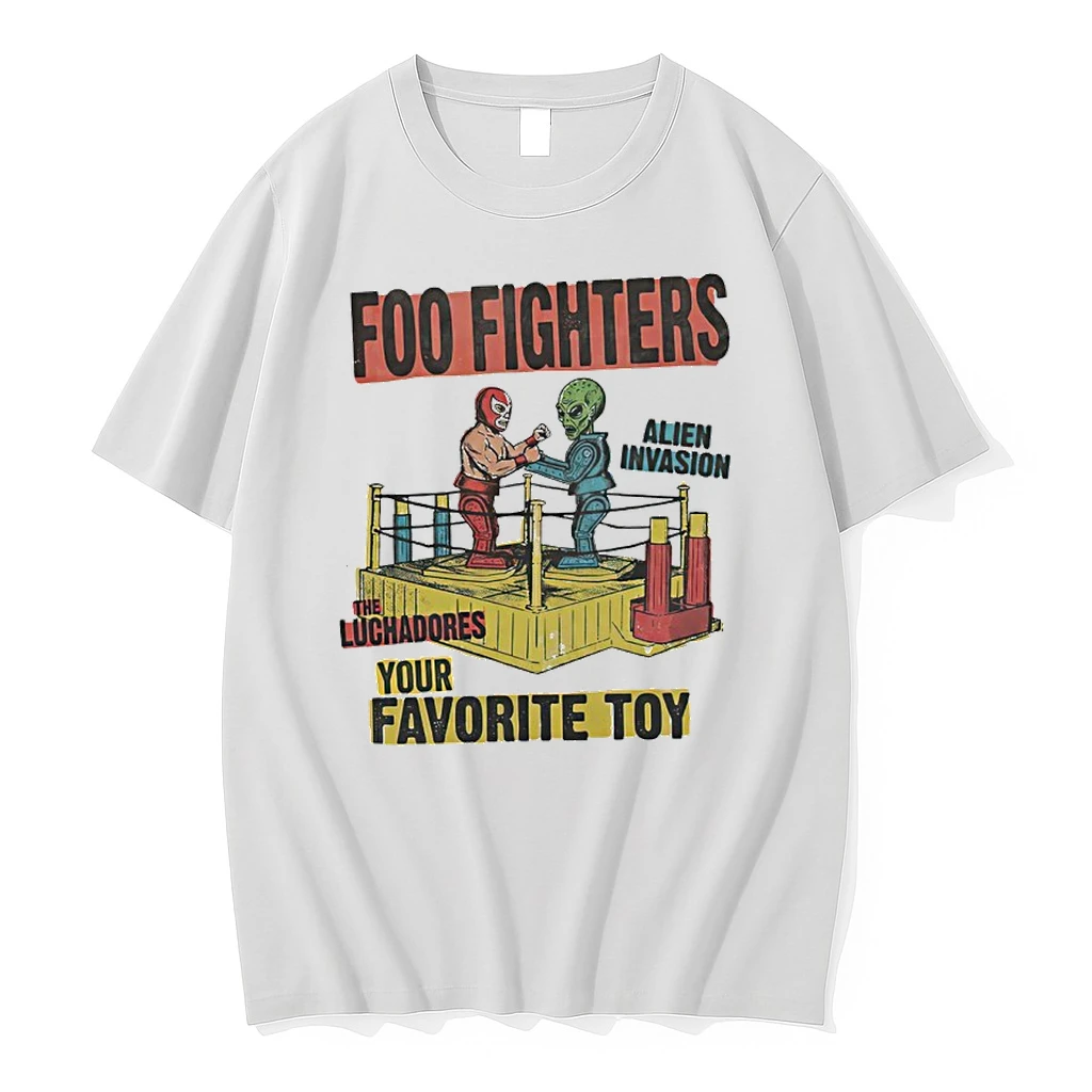 Alien Vs Lucha Foo Fighters Your Favorite Toy Cartoon Shirts