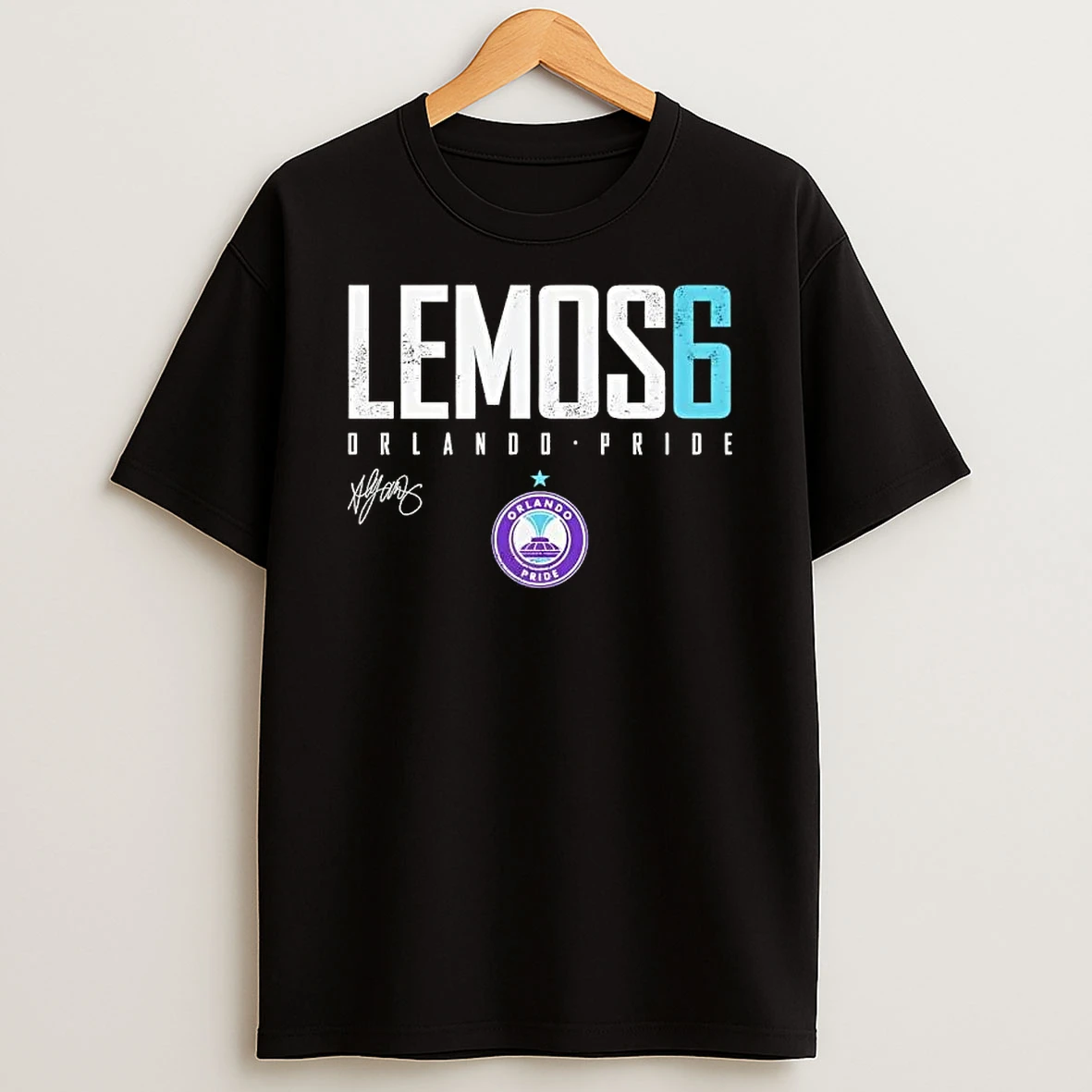 Ally Lemos 6 Orlando Pride Elite Signature Shirts
