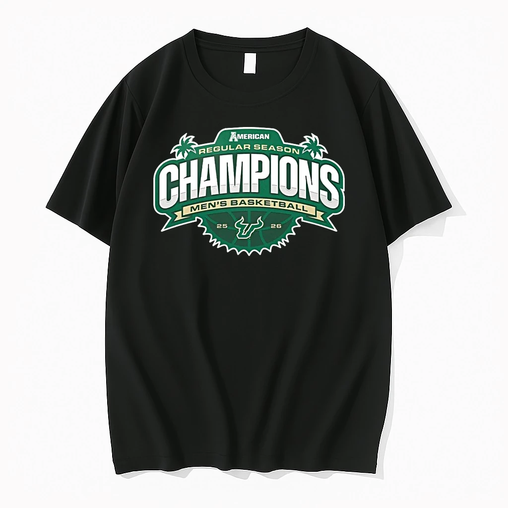 American Regular Season Champions Usf Mens Basketball 2026 Shirts