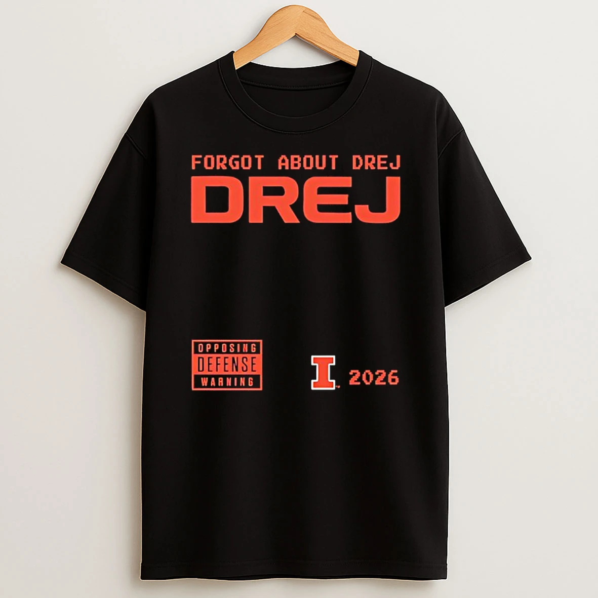 Andrej Stojakovic Illinois Fighting Illini Forgot About Drej Shirts