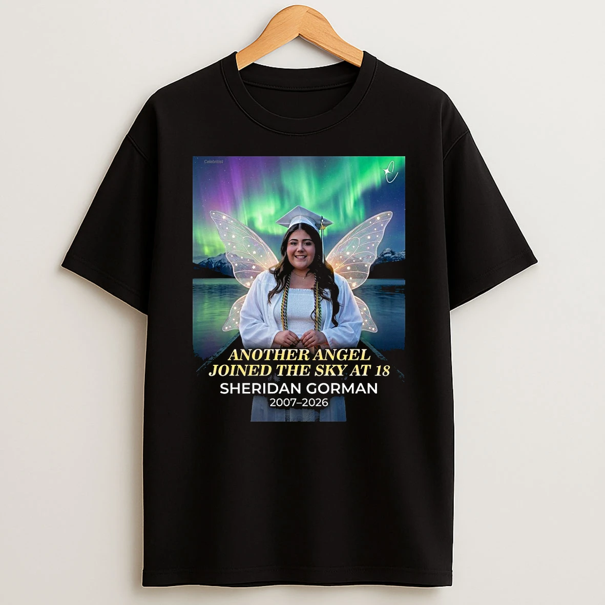 Another Angel Joined The Sky At 18 Sheridan Gorman 2007 2026 Shirts