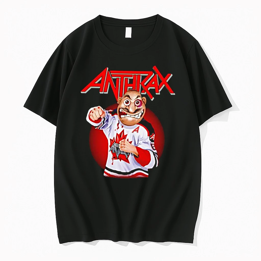 Anthrax Metal Band Mascot Hockey Jersey Graphic Shirts