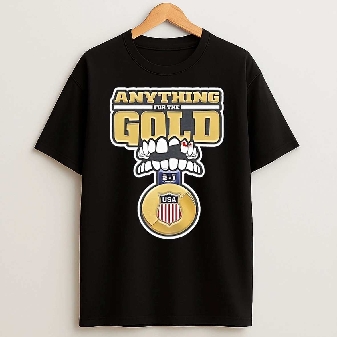 Anything For The Gold Usa 2 1 Canada Shirts