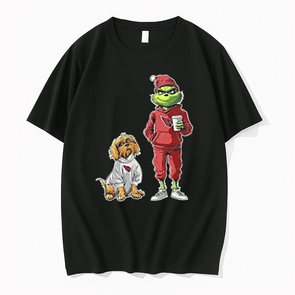 Arizona Cardinals Grinch And Dog Christmas Football 2025 Shirts