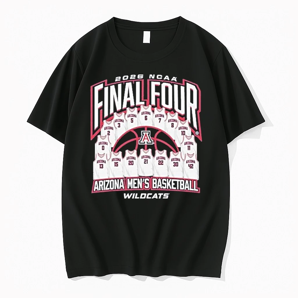 Arizona Mens Basketball 2026 Ncaa Final Four Jersey Madness Shirts