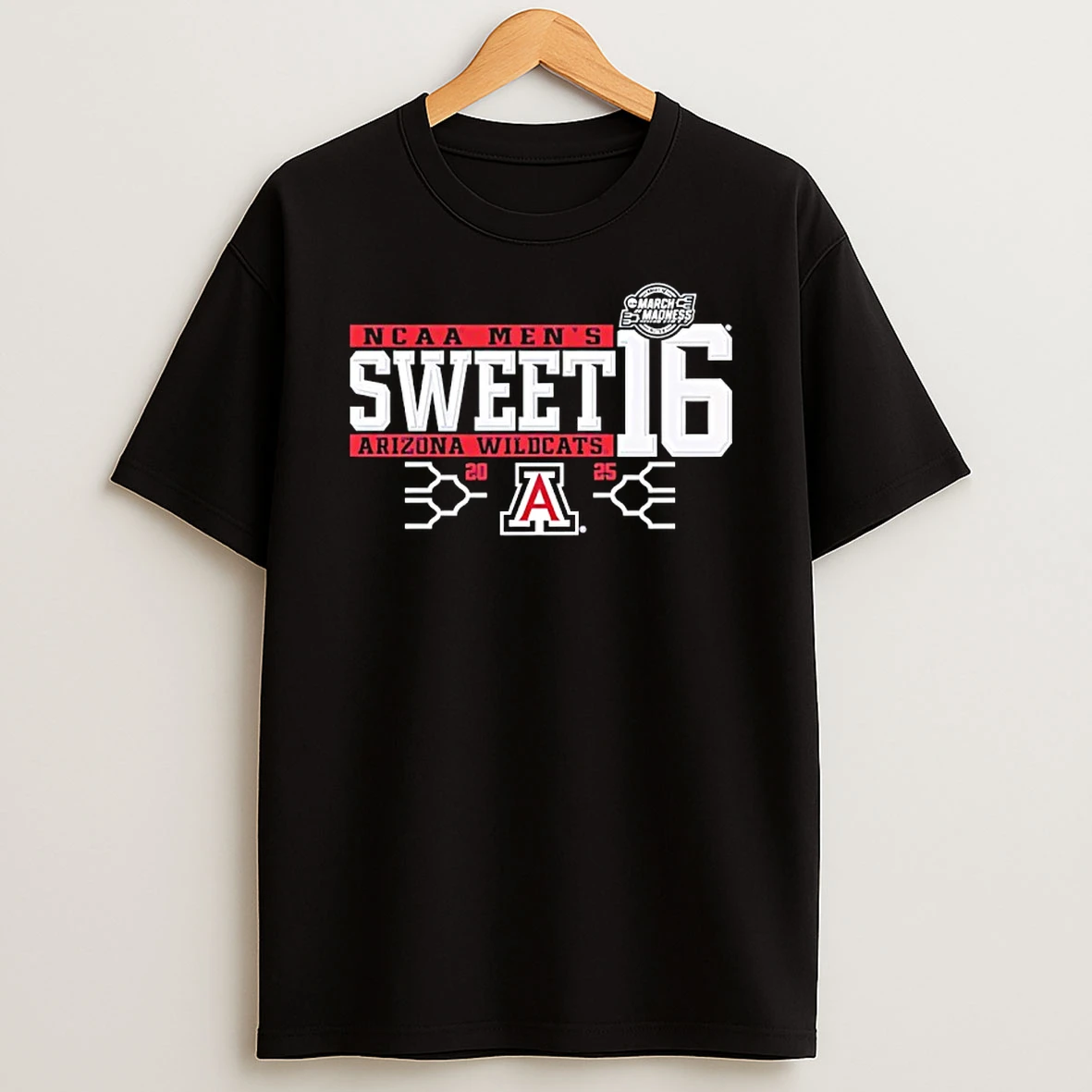 Arizona Wildcats 2025 Sweet 16 Bound Shirts