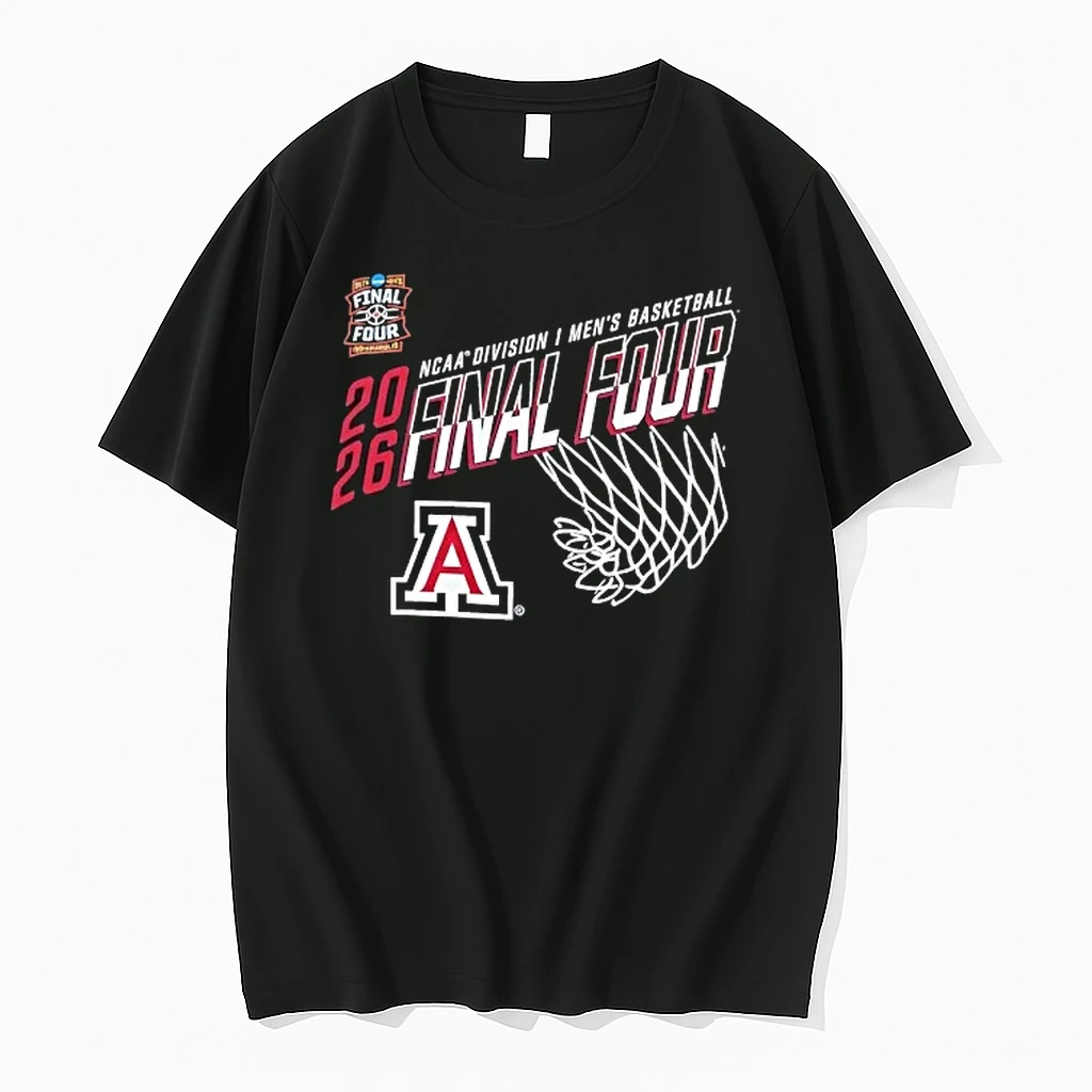 Arizona Wildcats 2026 Ncaa Division I Mens Basketball Final Four Net By Shopncaasports Shirts