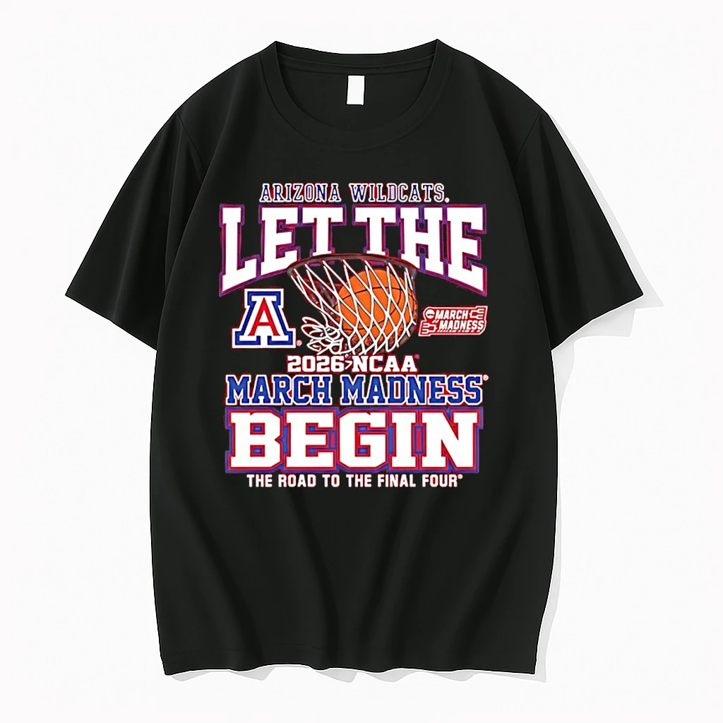 Arizona Wildcats 2026 Ncaa March Madness Let The Madness Begin Shirts