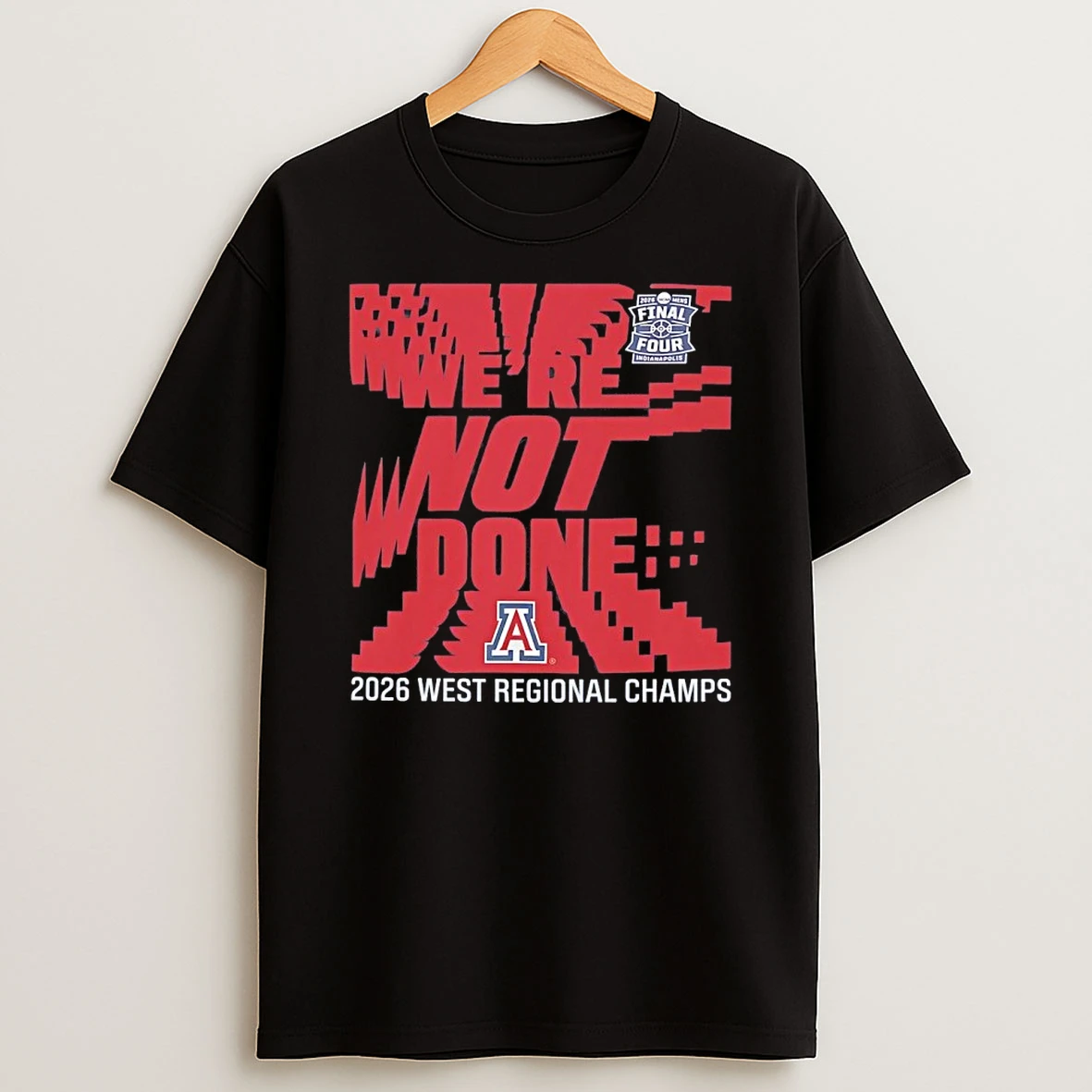 Arizona Wildcats 2026 West Regional Champions Logo Shirts