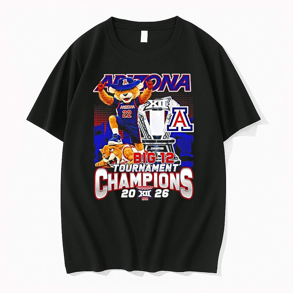 Arizona Wildcats Big 12 Conference Champions Wilbur The Wildcat Mascot Shirts