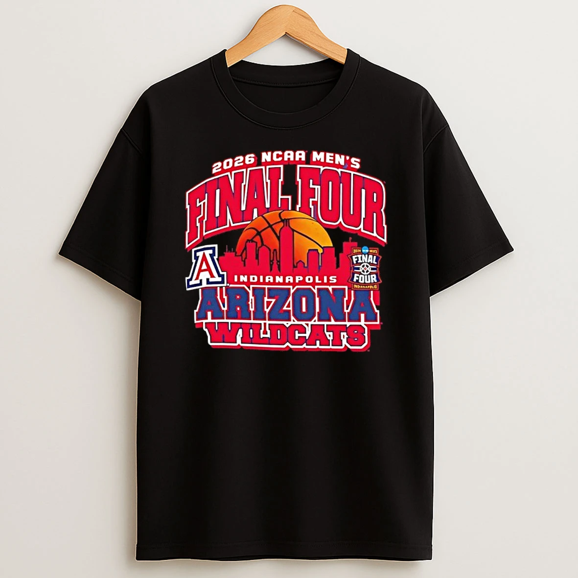 Arizona Wildcats Champion 2026 Ncaa Mens Basketball Final Four Shirts