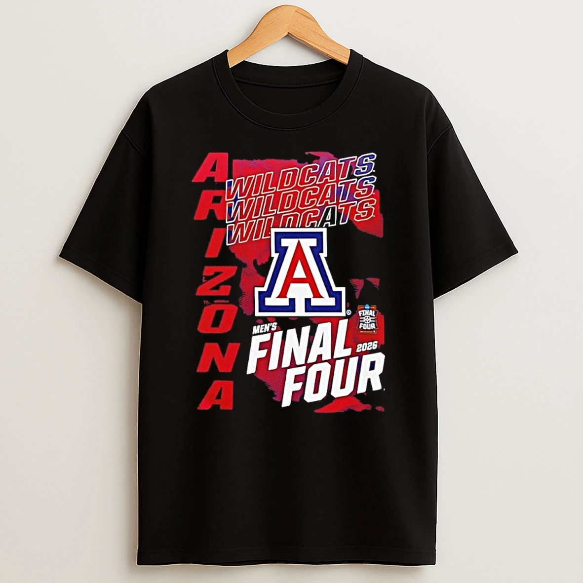 Arizona Wildcats Mens Basketball 2026 Final Four West Regional Champions Shirts