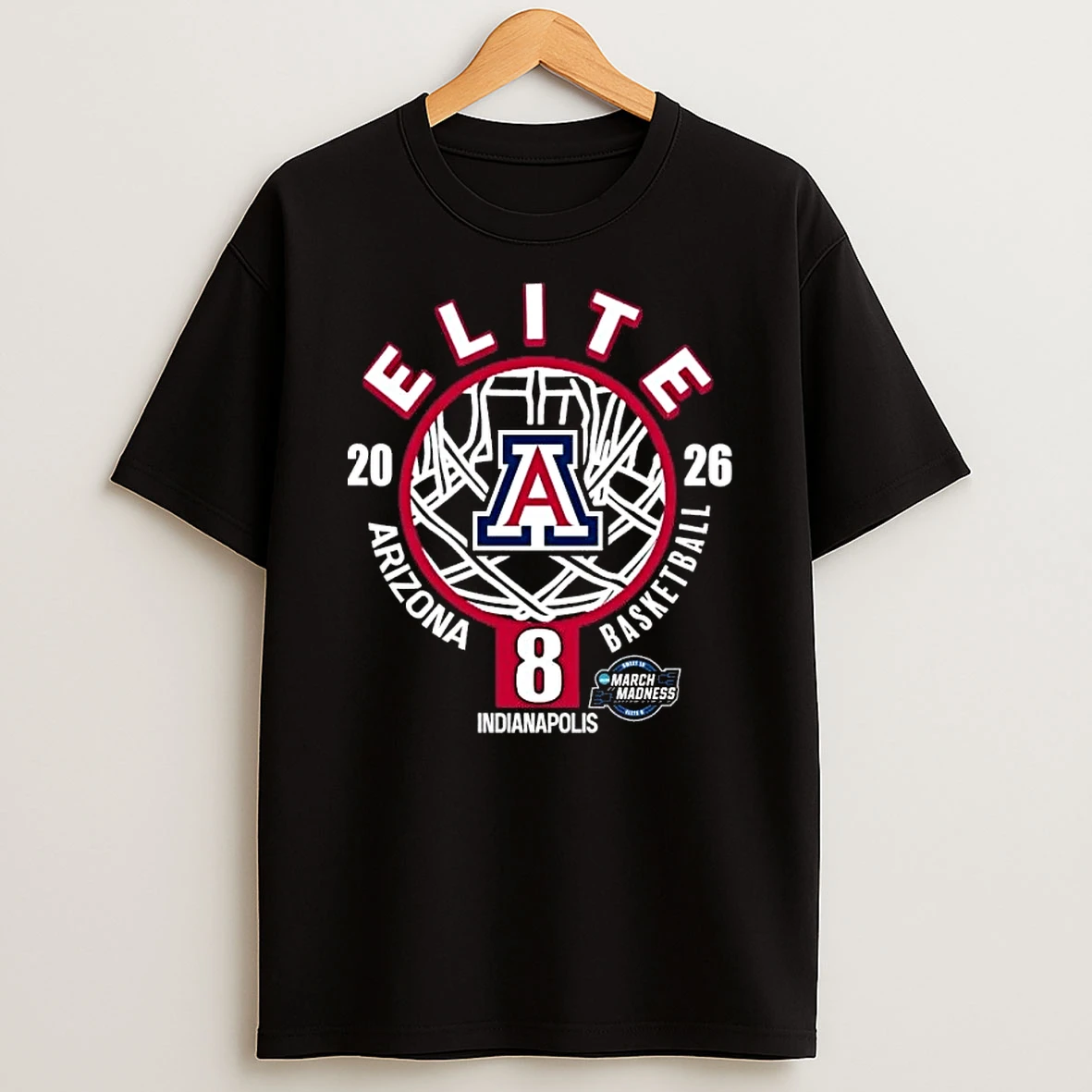Arizona Wildcats Ncaa Mens Basketball Tournament March Madness Elite Eight 2026 Shirts