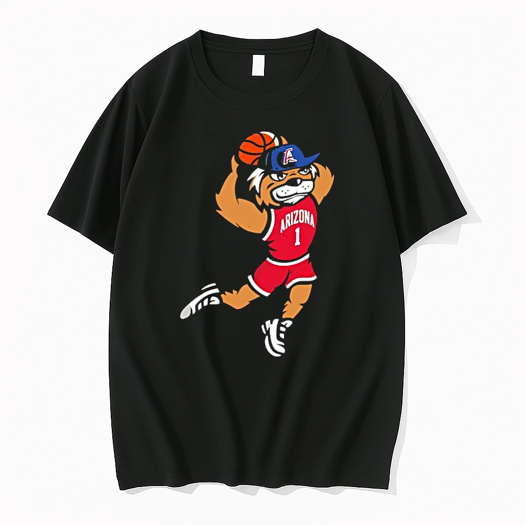 Arizona Wildcats Mens Basketball Dunk Mascot Shirts
