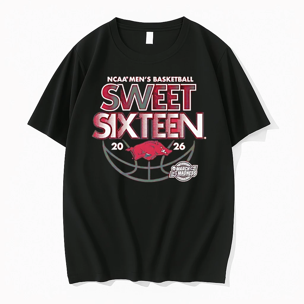 Arkansas Mens Basketball 2026 Ncaa March Madness Sweet Sixteen Shirts