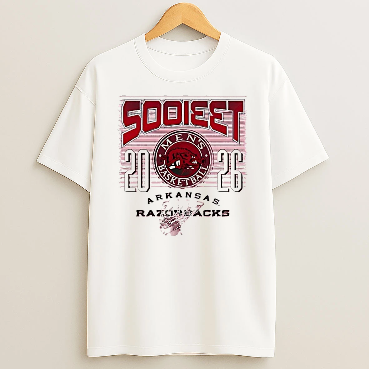 Arkansas Razorbacks 2026 Ncaa Mens Basketball Sweet Sixteen Logo Shirts