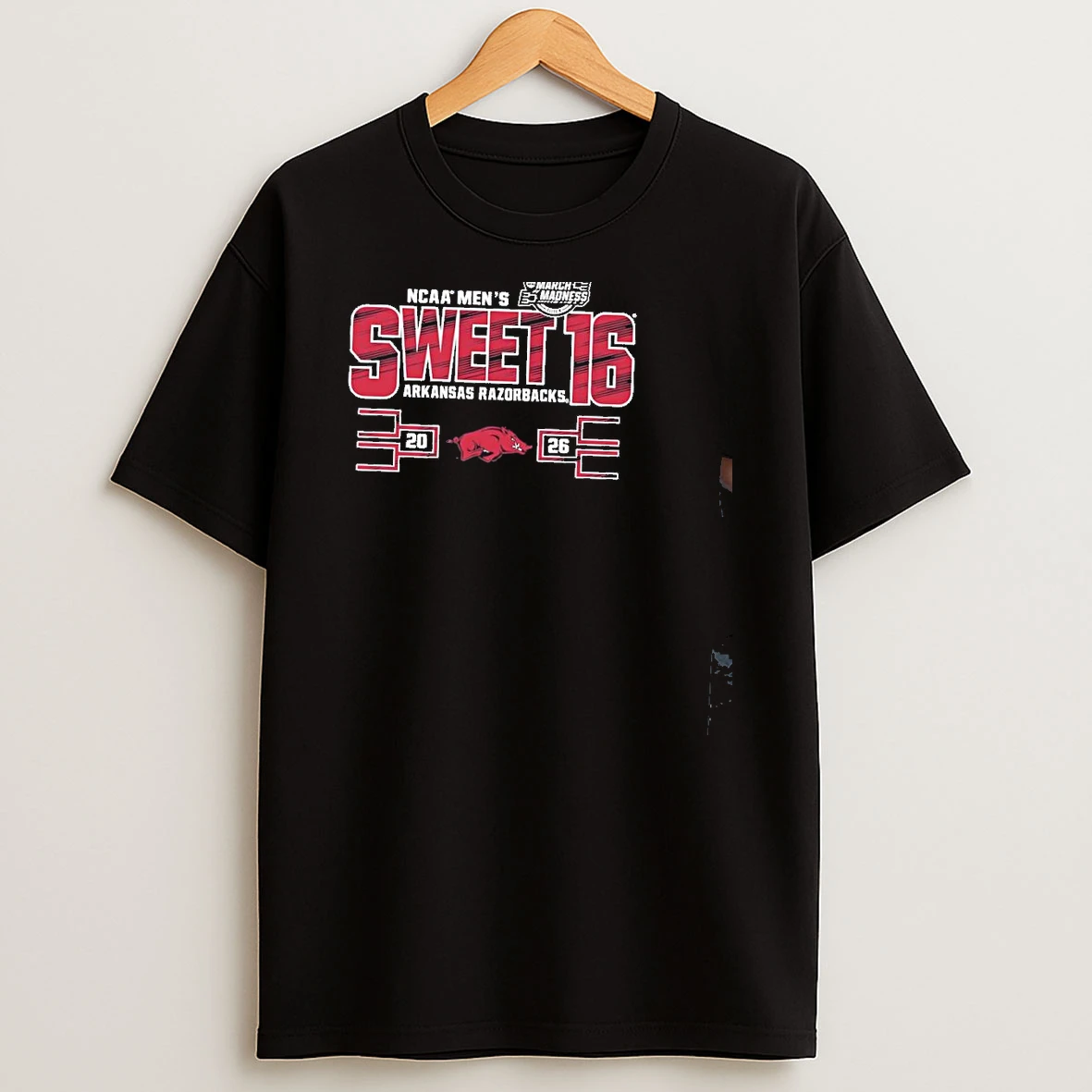 Arkansas Razorbacks Sweet 16 2026 Ncaa Mens March Madness Shirts