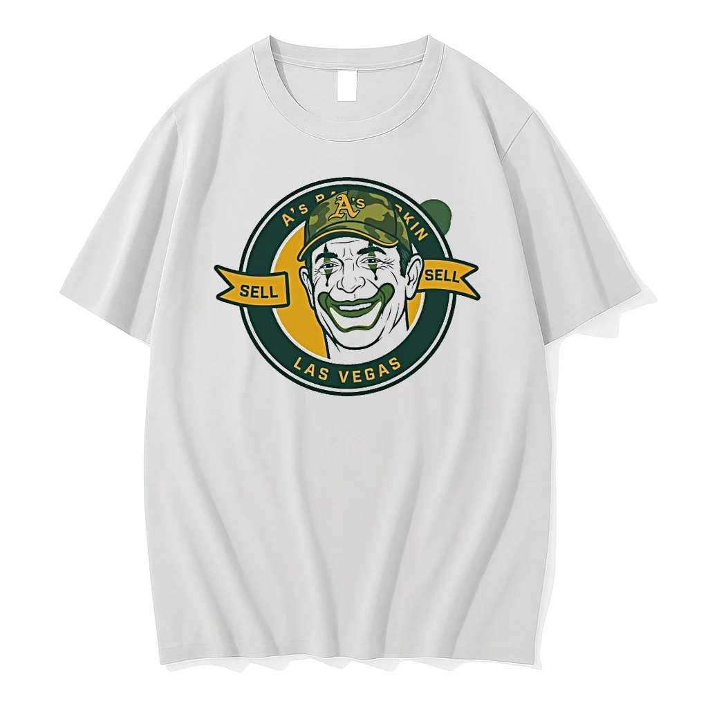 Athletics Las Vegas Sell Sell John Fisher Clown Logo Shirts