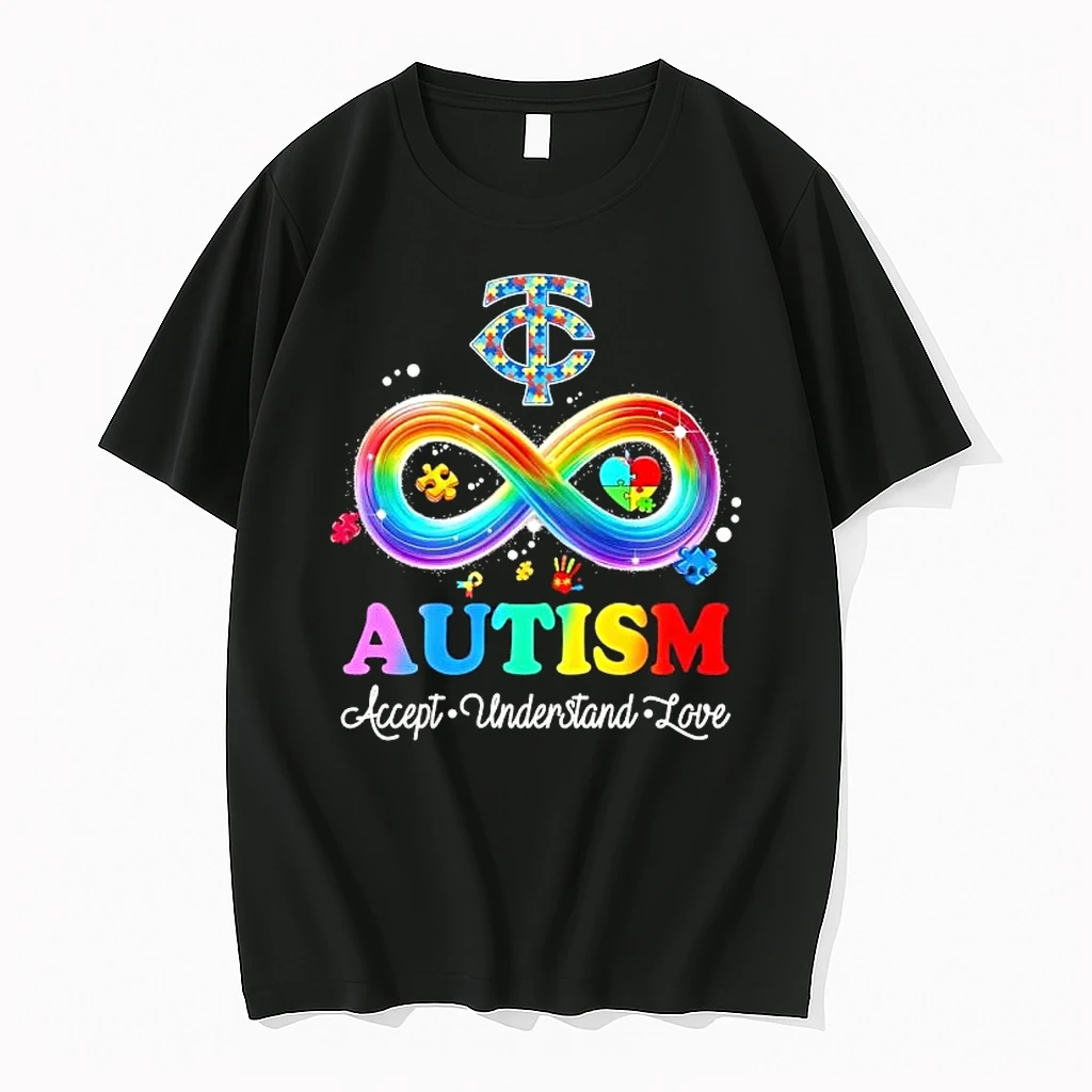 Autism Accept Understand Love Minnesota Twins Baseball Logo Shirts
