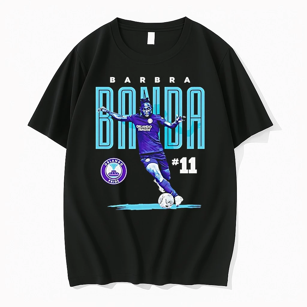 Barbra Banda 11 Orlando Pride Player Bitmap Shirts