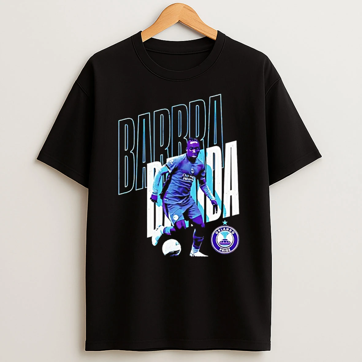 Barbra Banda Orlando Pride Player Outline Name Shirts