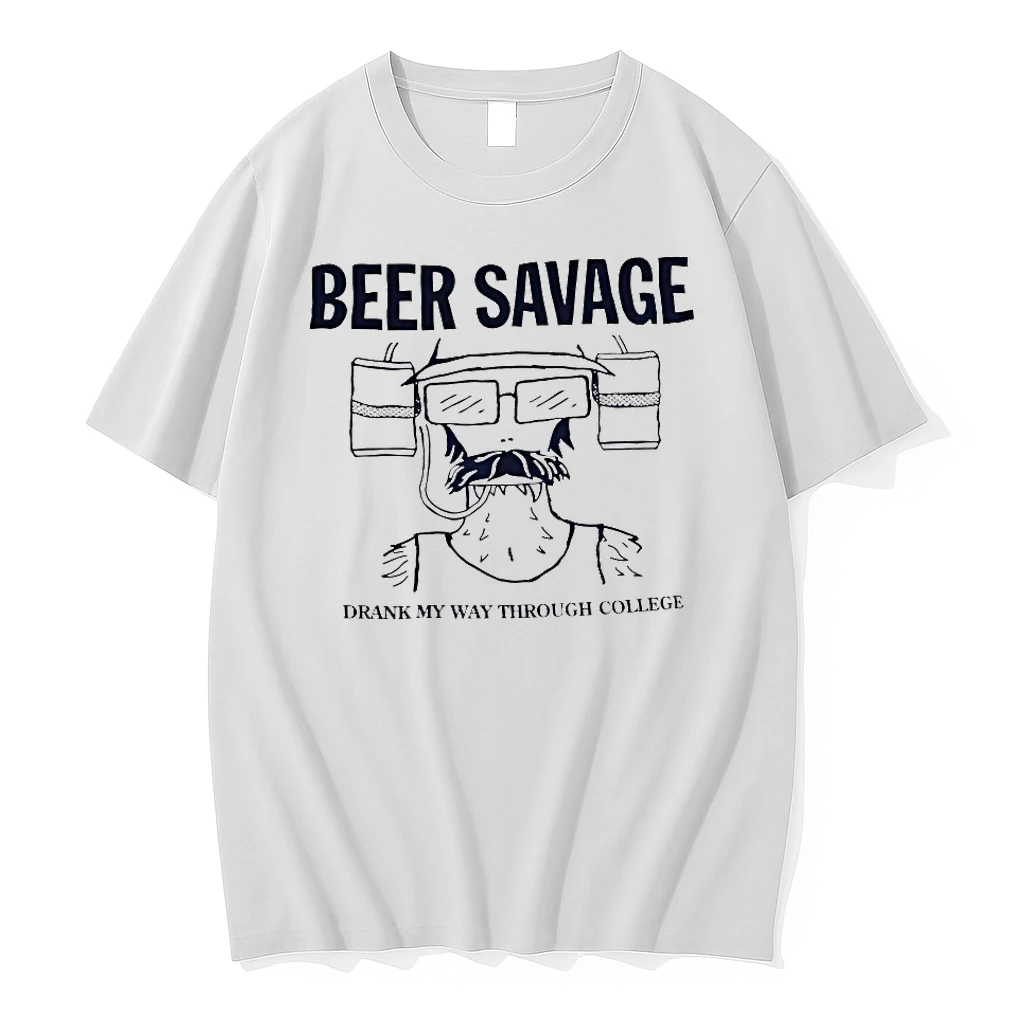 Beer Savage Drank My Way Through College Shirts