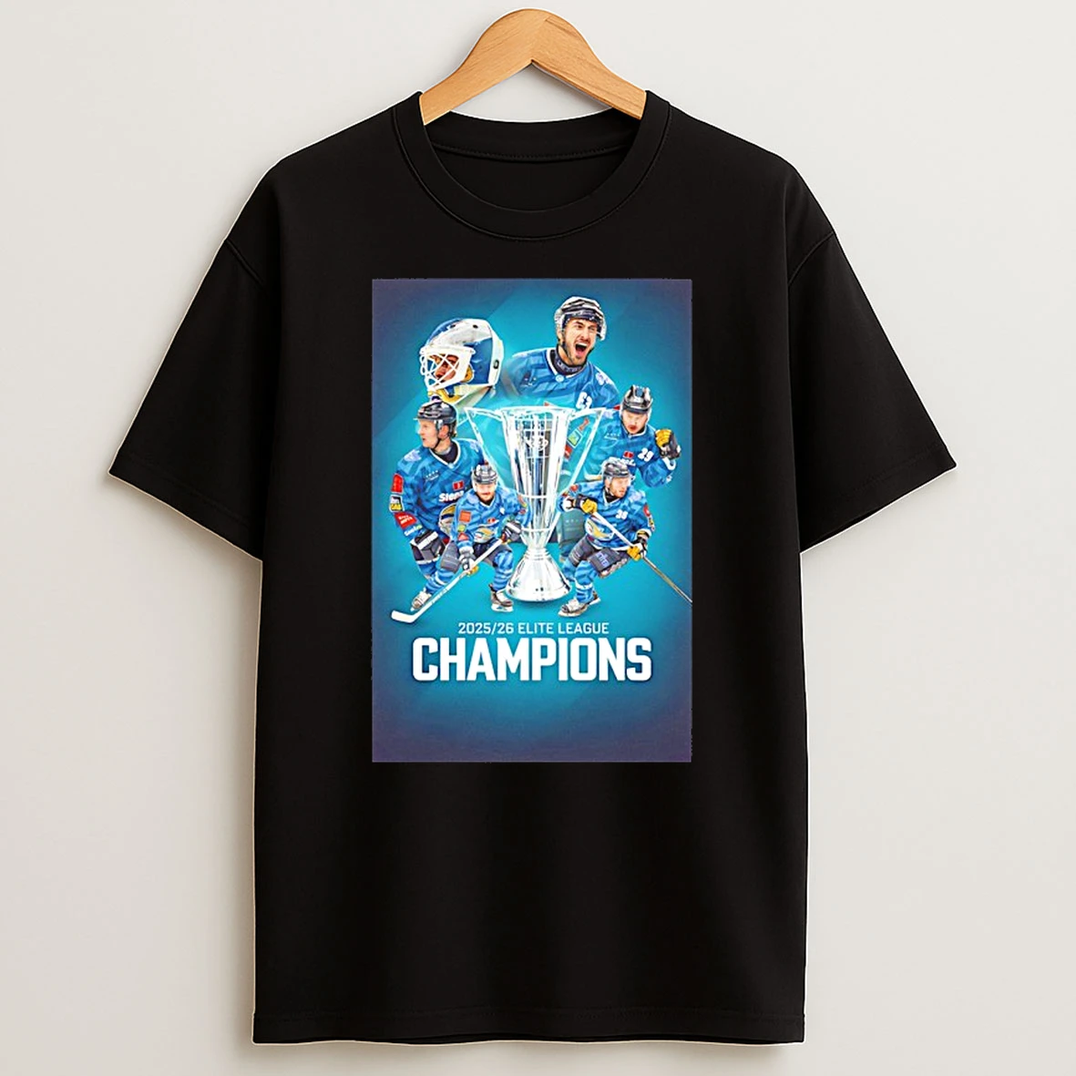 Belfast Giants Champions 2025 %ce%b3co 2026 Elite Ice Hockey League Shirts