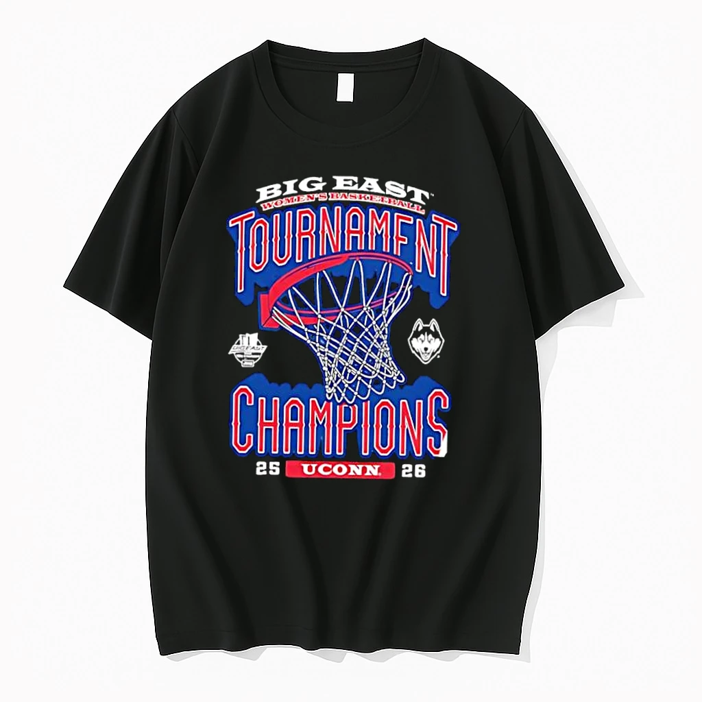 Big East Womens Basketball Tournament Champions Uconn 25 26 Shirts