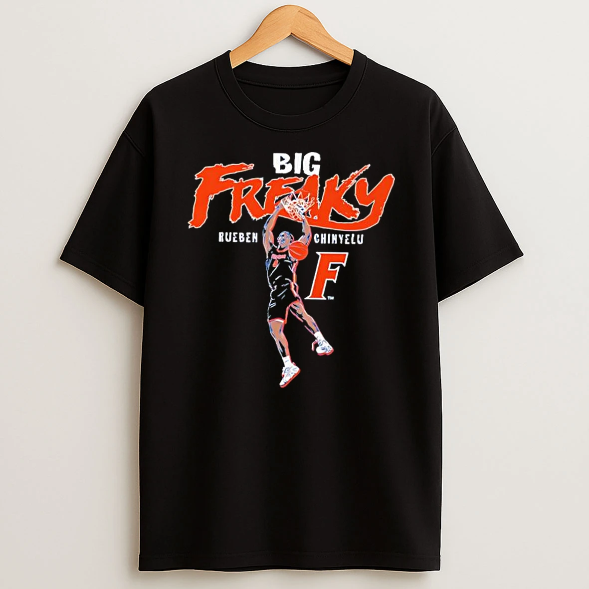 Big Freaky Rueben Chinyelu Florida Basketball Dunk Shirts