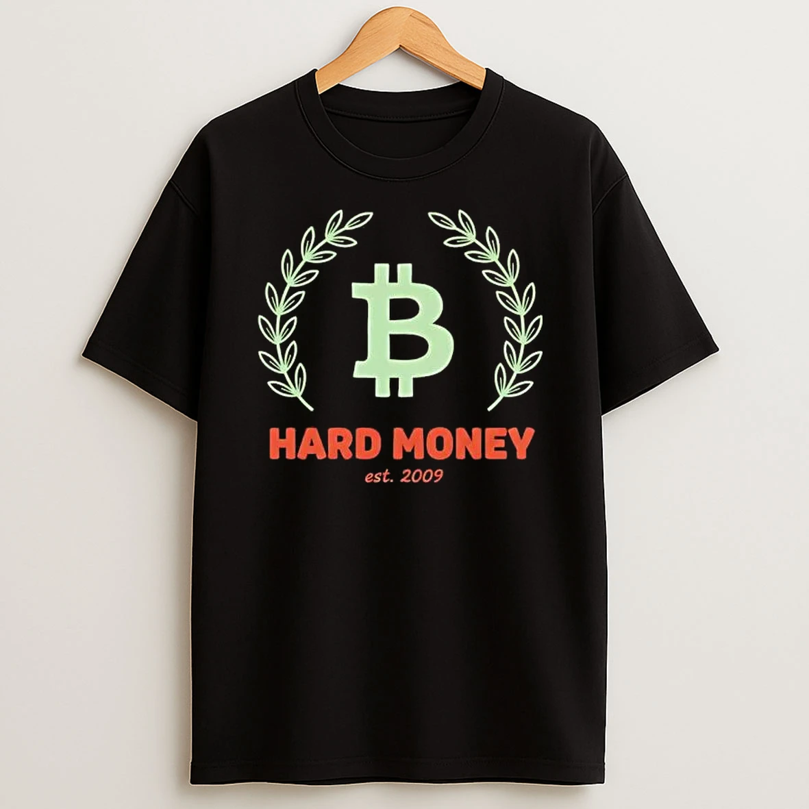 Bitcoin Hard Money Organic Sketch 2009 Shirts