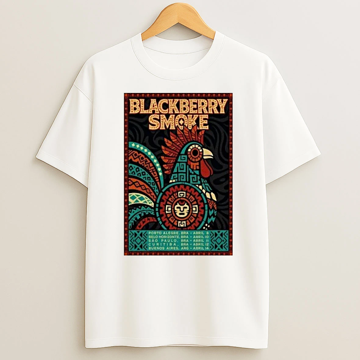 Blackberry Smoke Brazil And Argentina Tour 2026 Shirts