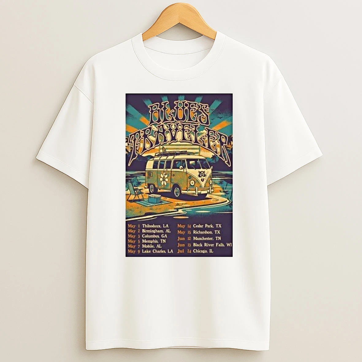 Blues Traveler Summer Tour 2026 Shirts