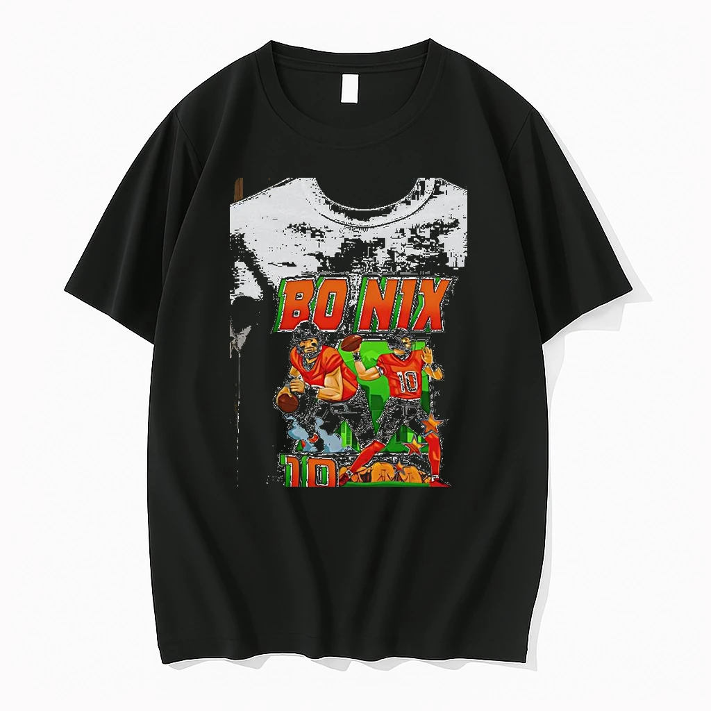 Bo Nix 10 Denver Broncos Football Cartoon Shirts