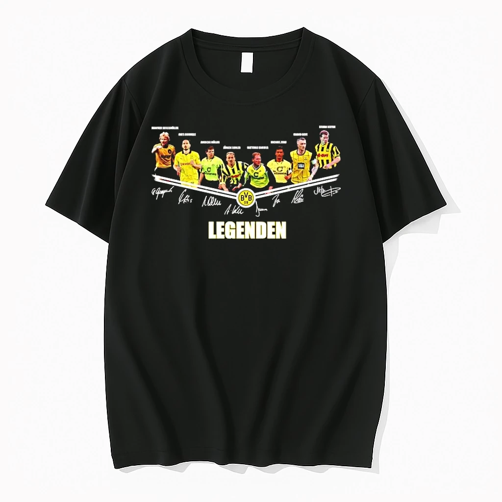Borussia Dortmund Team Players Legends Signature Tee Shirts