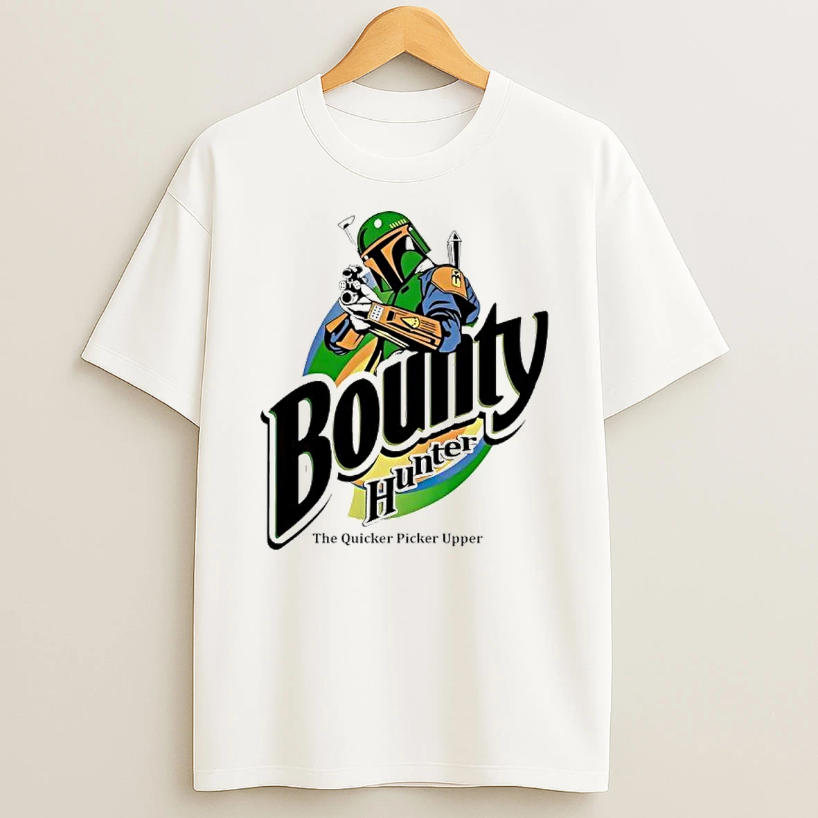 Bounty Hunter The Quicker Picker Upper Retro Graphic Shirts