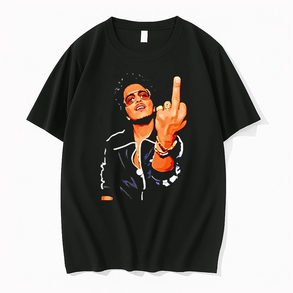 Bruno Mars Middle Finger By Tshirtatlowprice Shirts