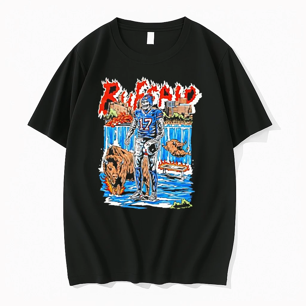 Buffalo Josh Allen 17 Niagara Falls Bison Wings Football Shirts