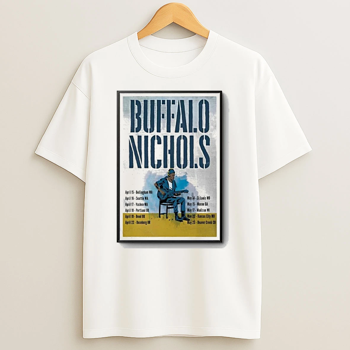Buffalo Nichols 2026 Summer Tour Shirts