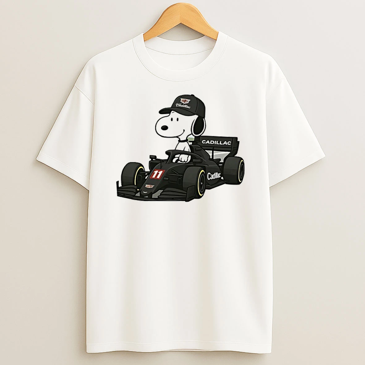 Cadillac Snoopy F1 Racing Shirts