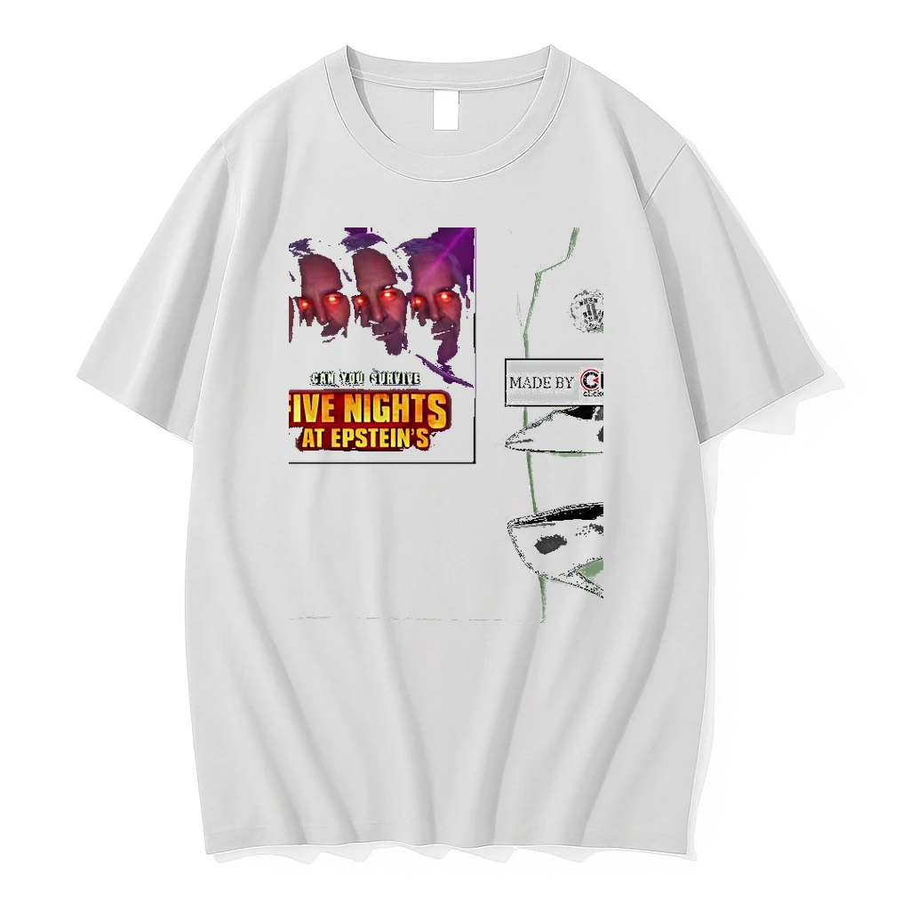 Can You Survive Five Nights At Epsteins Parody Sarcastic Womens Shirts
