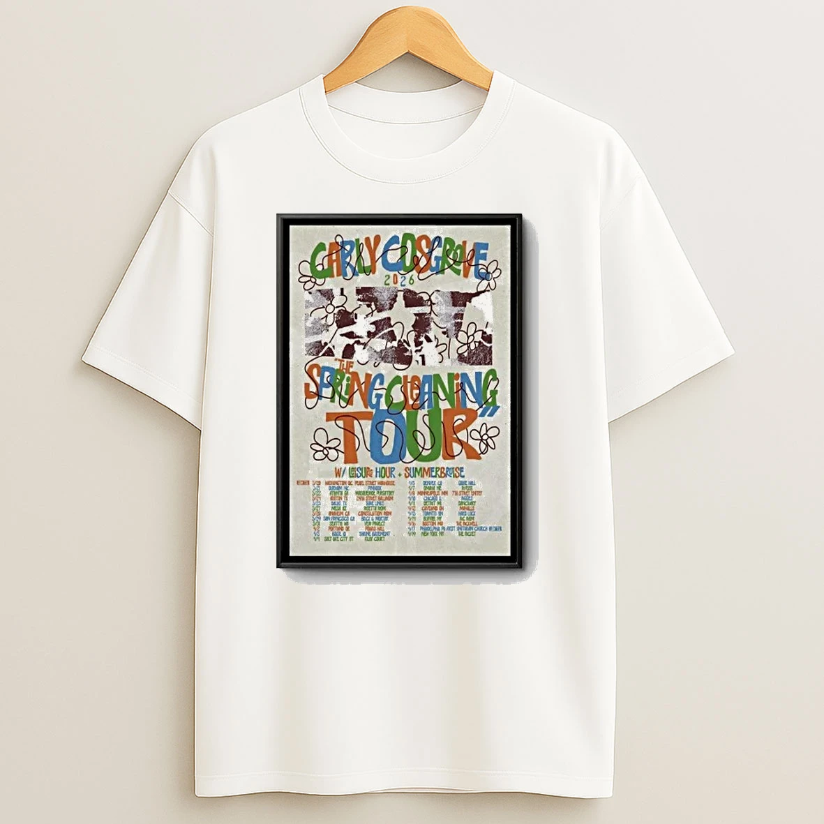 Carly Cosgrove 2026 The Spring Cleaning Tour Shirts